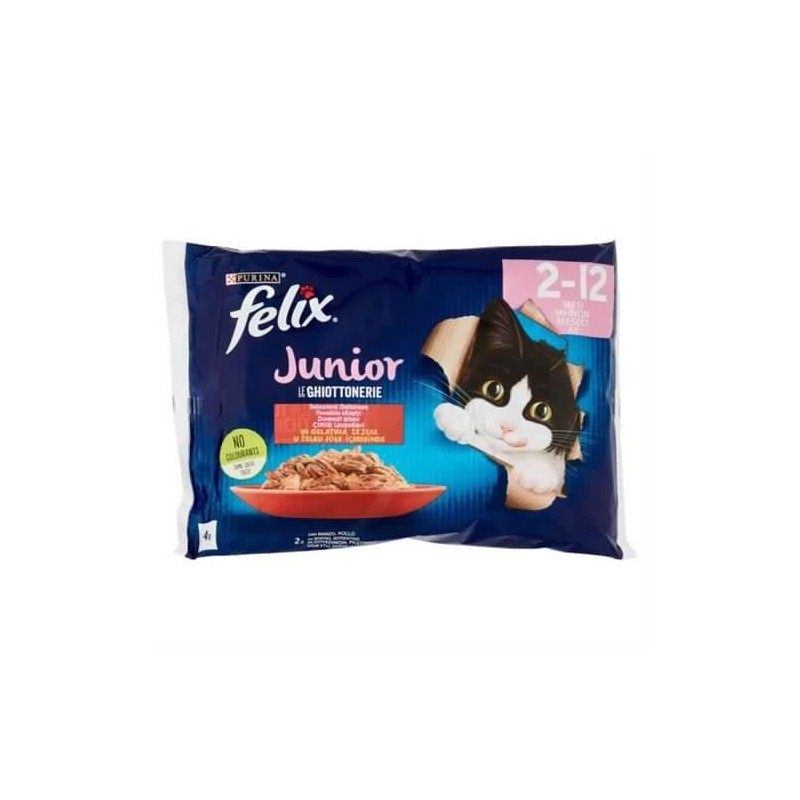 7613287487711Felix Le Ghiottonerie Junior 4x85gr