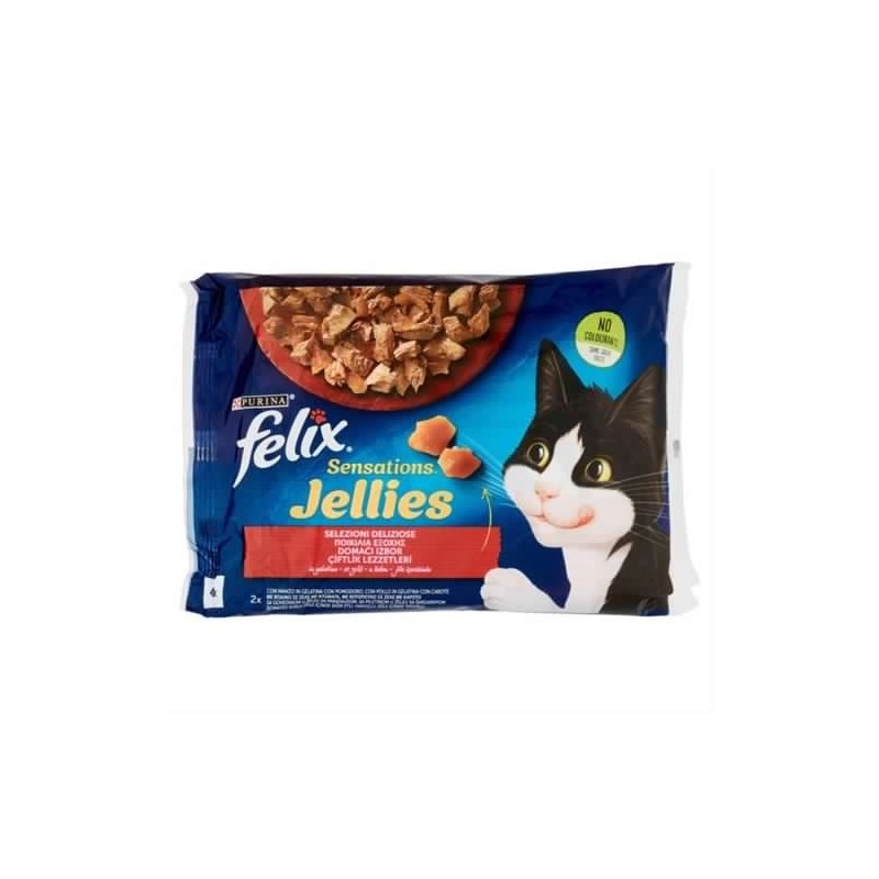 7613287487735Felix Sensations Jellies Selezioni Deliziose 4x85gr