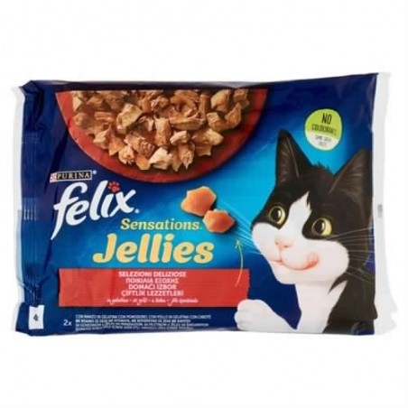 7613287487735Felix Sensations Jellies Selezioni Deliziose 4x85gr