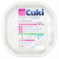 8003980410397Cuki Piatti Fondi Alluminio 15pz