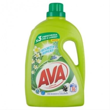 8002910050085Ava Liquido Lavatrice Freschezza Tropicale 36 Misurini 1800ml