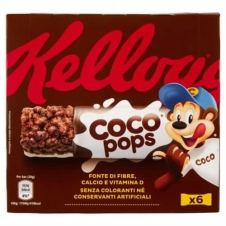 5053827196628Kellogg's Coco Pops Barrette 6x20gr
