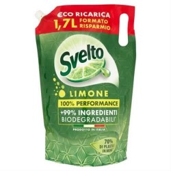 8720182342140Svelto Piatti Limone Eco Ricarica 1700ml