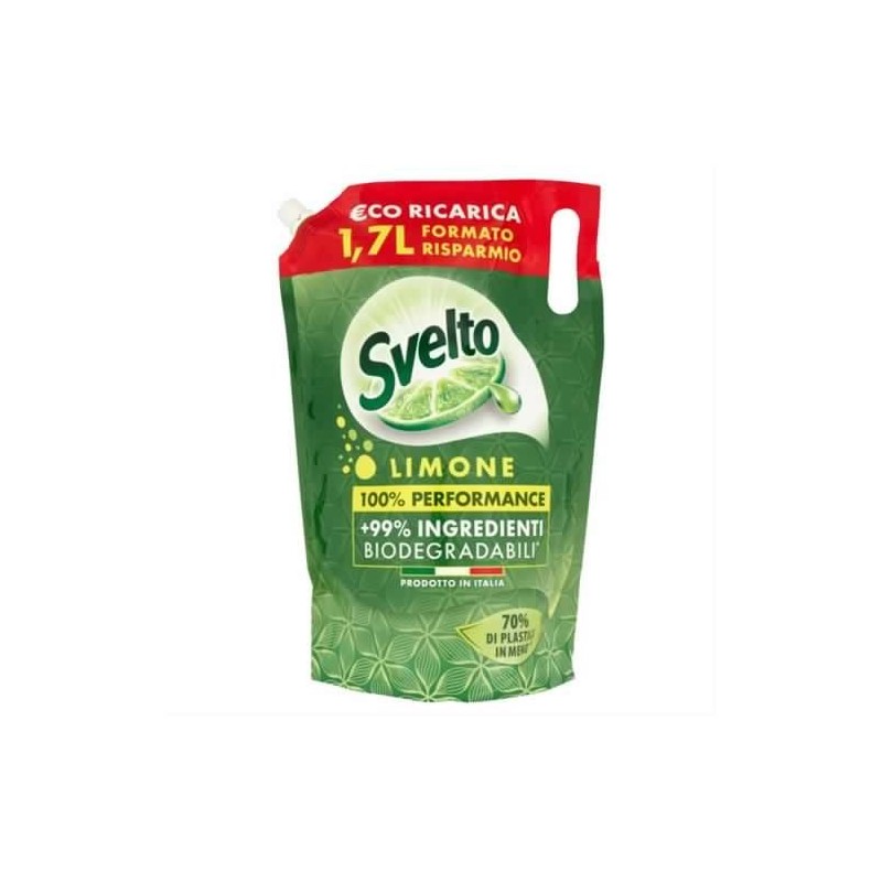 8720182342140Svelto Piatti Limone Eco Ricarica 1700ml