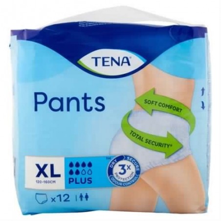 7322540587555Tena Pants Plus Xlarge 12pz