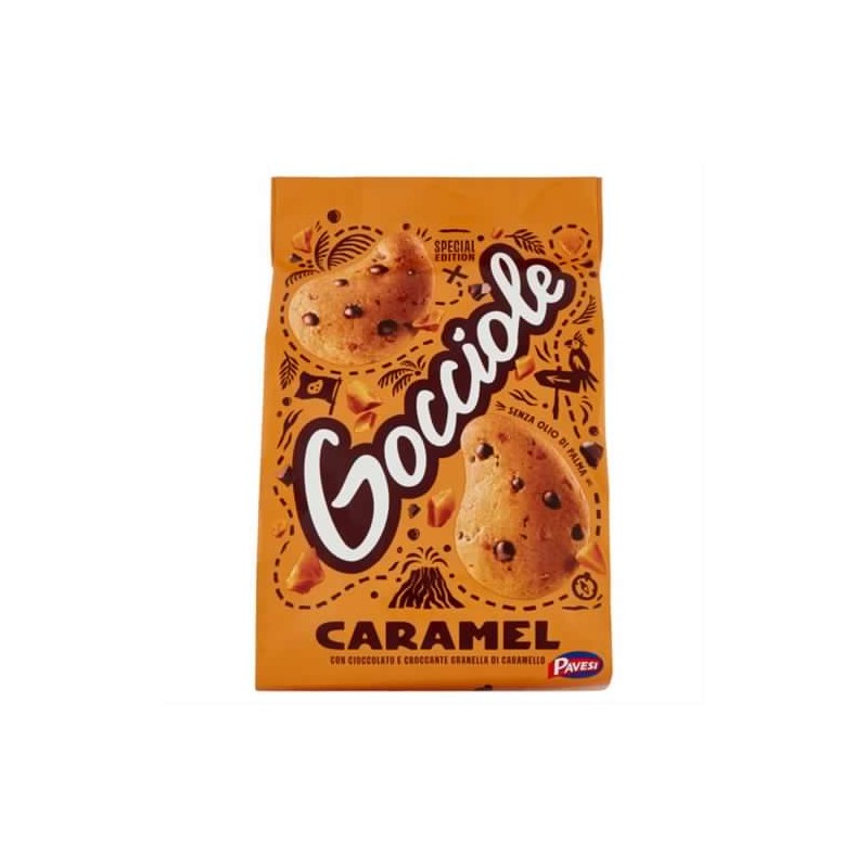 8013355501490Pavesi Gocciole Caramel 300gr