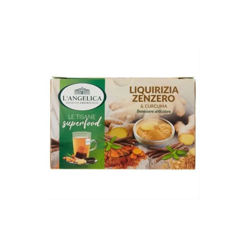 8017331064009L'angelica Tisana Liquirizia, Zenzero E Curcuma 20 Filtri