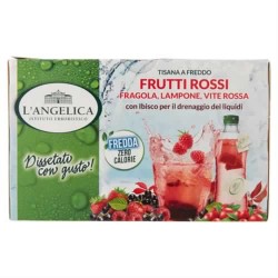 8017331077887L'angelica Tisana Fredda Frutti Rossi - Fragola, Lampone E Vite Rossa 18 Filtri