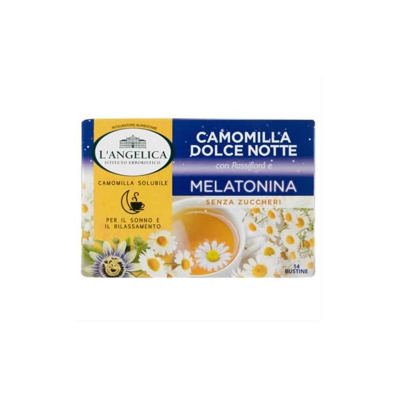 8017331069721L'angelica Camomilla Buona Notte Con Melatonina E Passiflora 14 Filtri