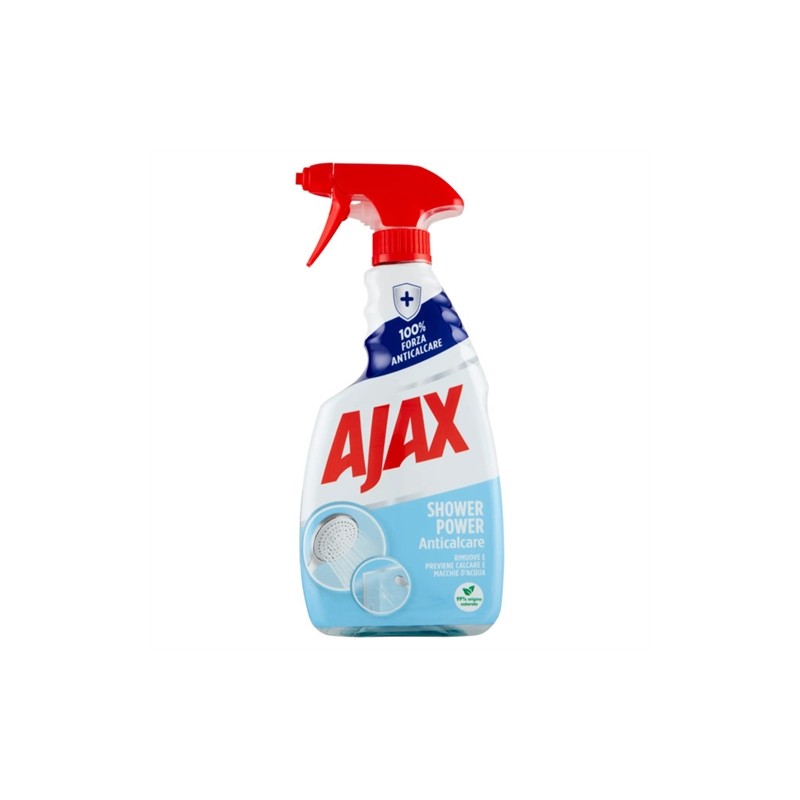 8718951364134Ajax Shower Power Anticalcare Spray New 600ml
