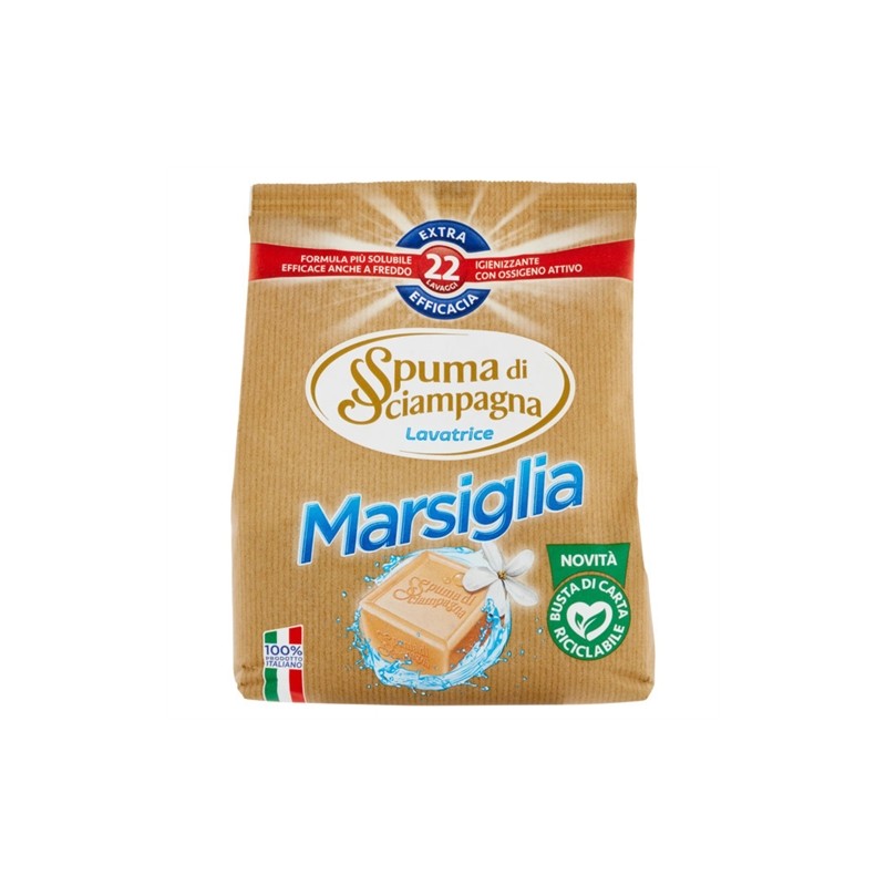 8007750015089Spuma Di Sciampagna Polvere Eco Ricarica Marsiglia 22 Misurini 990gr