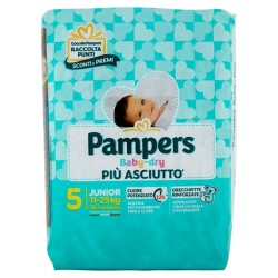 8001480305564Pampers Baby-Dry 11-25kg New 16pz