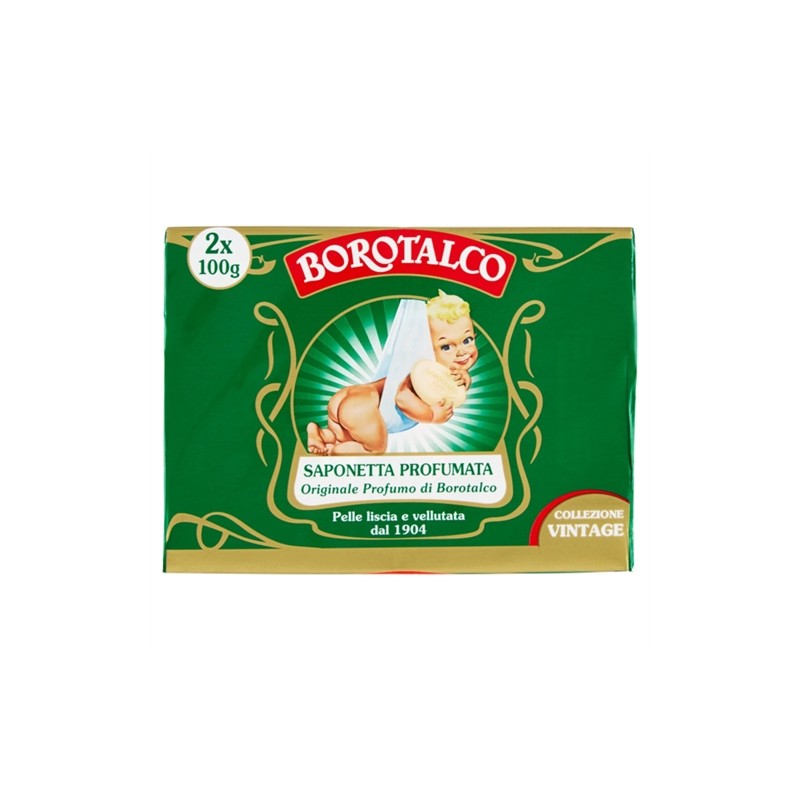 8002410042597Borotalco Saponetta New 2x100gr