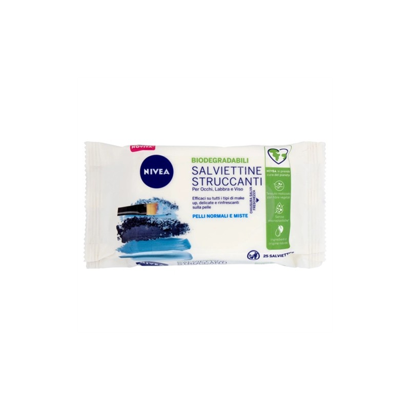 4005900192189Nivea Salviettine Struccanti Rinfrescanti New 25pz