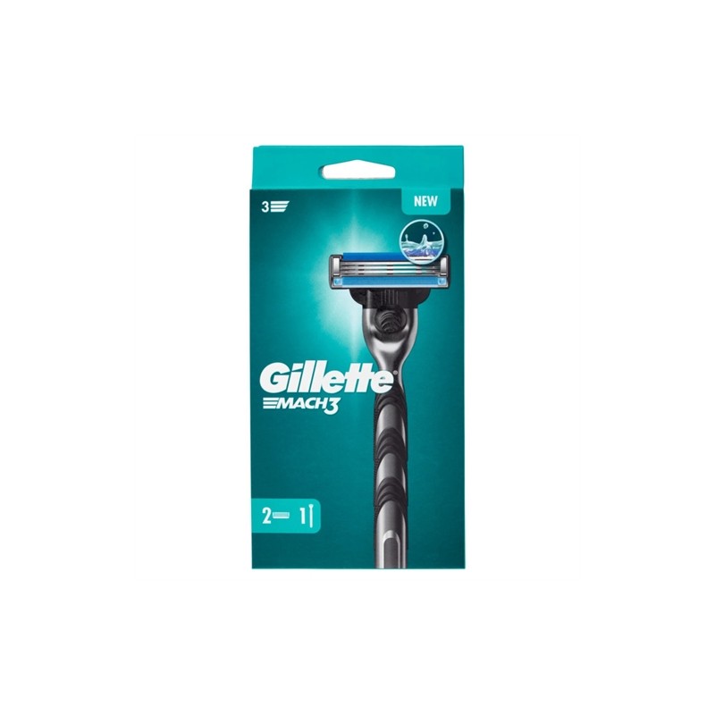 8001090742681Gillette Mach3 Rasoio + 2 Ricambi 1pz