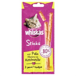 4008429046483Whiskas Cat Sticks Pollo 18gr