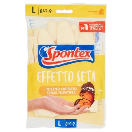 8004200120300Spontex Guanti Silky Misura Large New 1pz