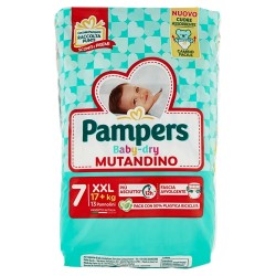 8001480307476Pampers Baby Dry Mutandino Xxl New 13pz