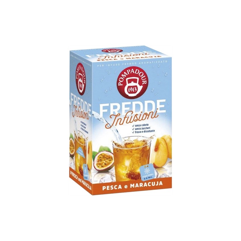 8002355514814Pompadour Fredde Infusioni Pesca E Maracuja New 18 Filtri