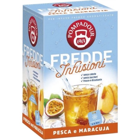 8002355514814Pompadour Fredde Infusioni Pesca E Maracuja New 18 Filtri