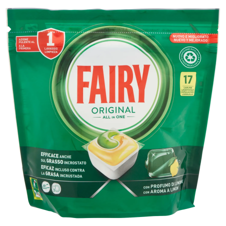 8006540763056Fairy All In One Lemon 17pz
