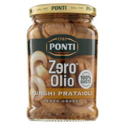 8001010039563Ponti Zero Olio Funghi Prataioli 300gr