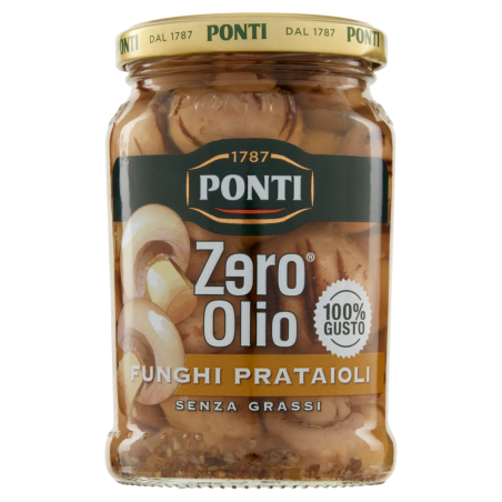 8001010039563Ponti Zero Olio Funghi Prataioli 300gr
