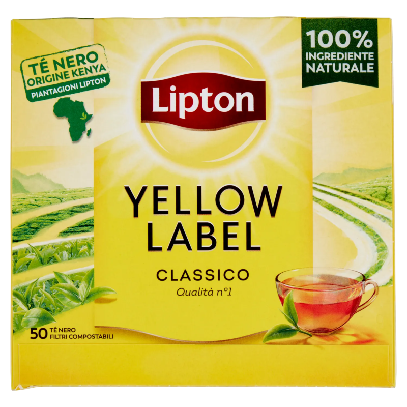 8720608008209Lipton Te' Yellow Label 50 Filtri New 75gr