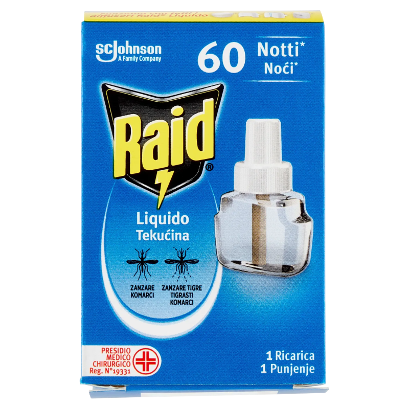 5000204028157Raid Ricarica Liquido 60 Notti 36ml 5000204028157Raid Ricarica Liquido 60 Notti 36ml