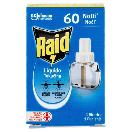 5000204028157Raid Ricarica Liquido 60 Notti 36ml