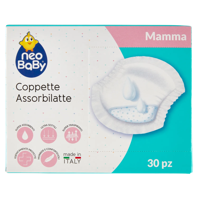 8058664049783Neo Baby Coppette Assorbilatte 30pz