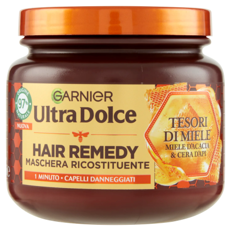 3600542509473Ultra Dolce Maschera Hair Remedy Tesori di Miele 340ml
