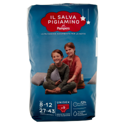 8001480305700Pampers Il Salva Pigiamino 8/12 Anni Unisex 9pz