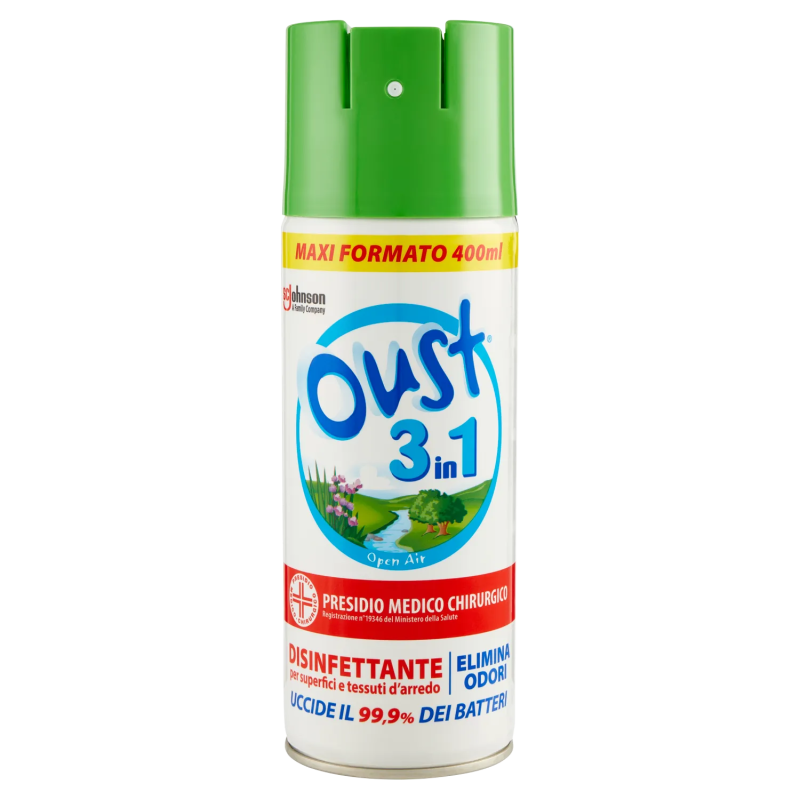 5000204307542Oust 3in1 Spray open Air New 400ml