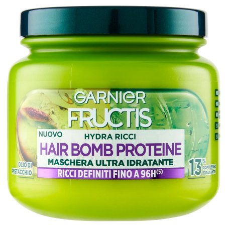 3600542542715Fructis Hair Bomb Proteine Maschera Hydra Ricci 320ml