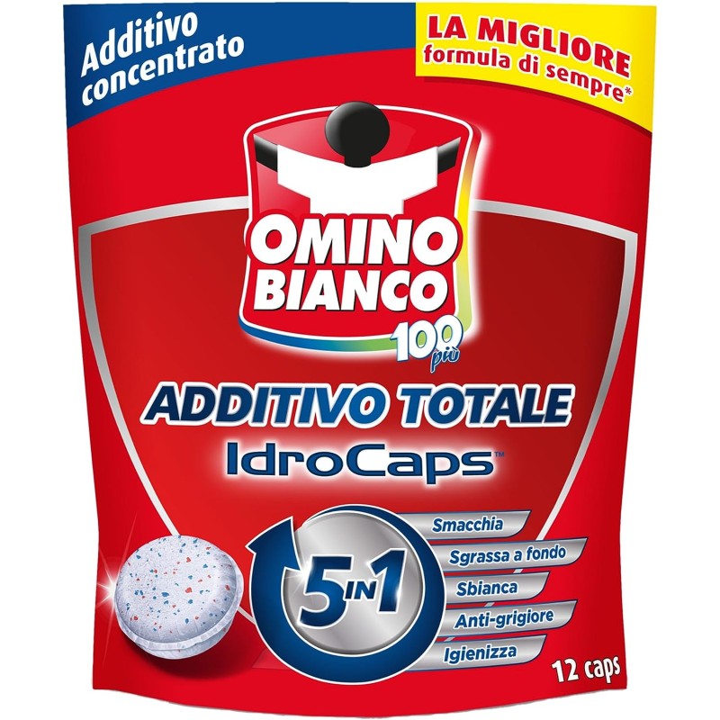 8003650022004Omino Bianco Additivo Idrocaps Azione Totale 12pz