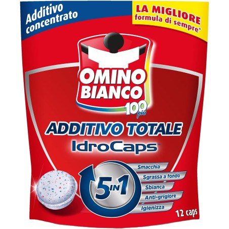 8003650022004Omino Bianco Additivo Idrocaps Azione Totale 12pz
