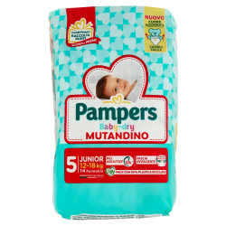 8001480307452Pampers Baby Dry Mutandino Junior 14pz