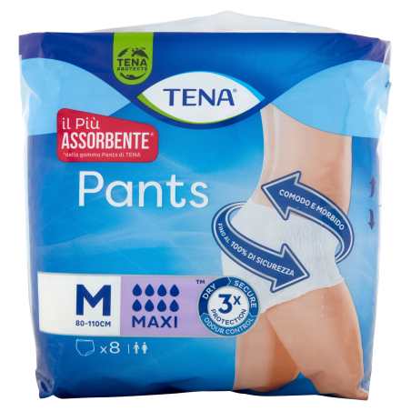 7322541181950Tena Pants Maxi Medium 8pz