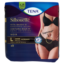 7322541056784Tena Silhouette Noir Large 9pz