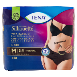 7322541056579Tena Silhouette Noir Medium 9pz