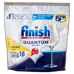 8002910063733Finish Tabs Quantum All in 1 Limone 18pz