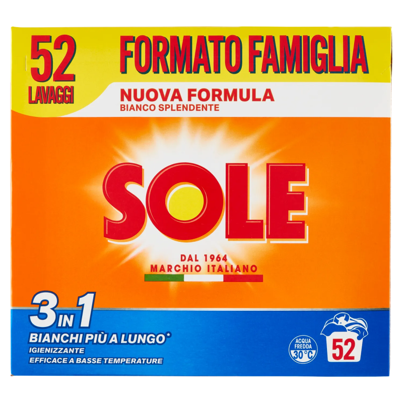 8002910029456Sole Polvere Bianco Splendente 52 Misurini 2600gr