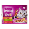 4770608262723Whiskas Tasty Mix Country Collection In Salsa Con Agnello Pollo e Carote, Con Manzo e Pollame 4x85gr