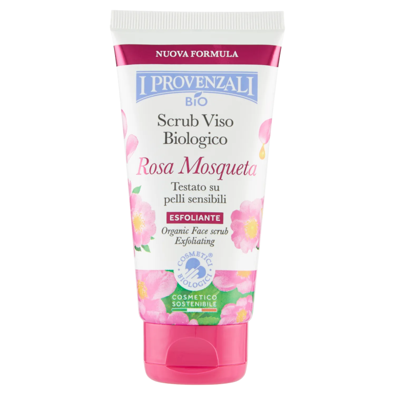 8025796008551I Provenzali Bio Scrub Viso Biologico Rosa Mosqueta 75ml