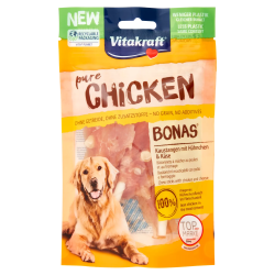 4008239585950Vitakraft Pure Chicken Bonas Bastoncini Masticabili Con Pollo e Formaggio 80gr