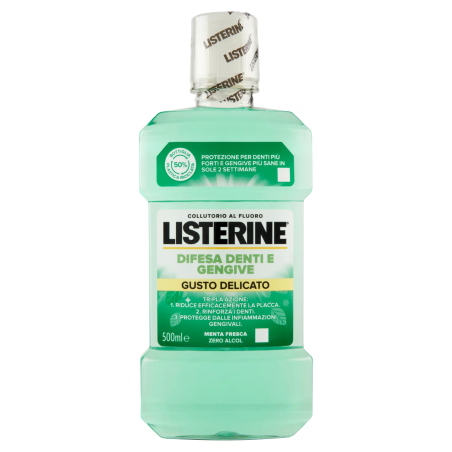 3574661397405Listerine Colluttorio Denti & Gengive Gusto Delciato 500ml