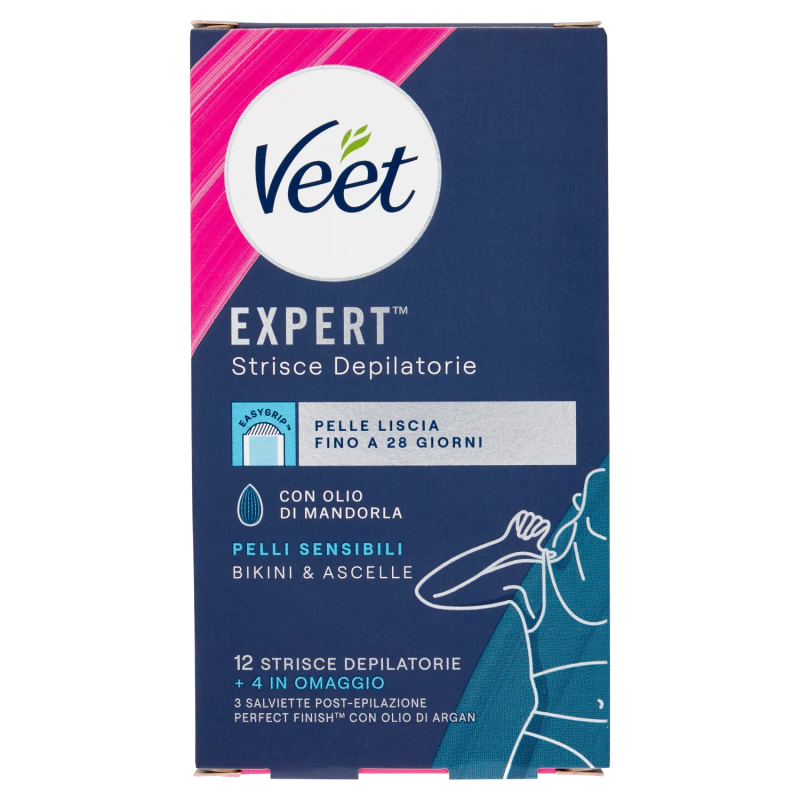 8056860829666Veet Expert Strisce Ascelle & Bikini 12pz