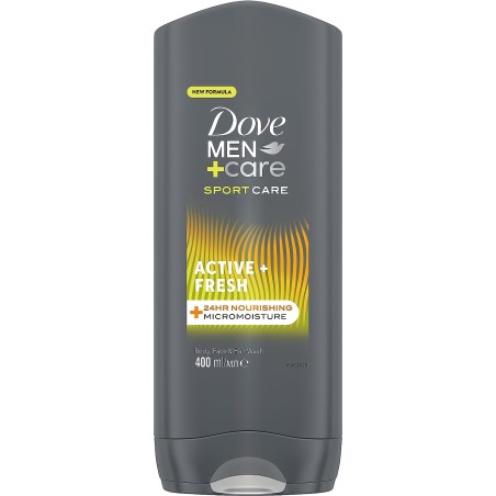 8717163634615Dove Men+Care Active +Fresh Body, Face & Hair Wash 400ml