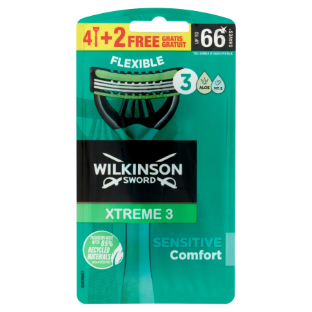 4027800383405Wilkinson Rasoio Xtreme 3 Sensitive 4+2pz